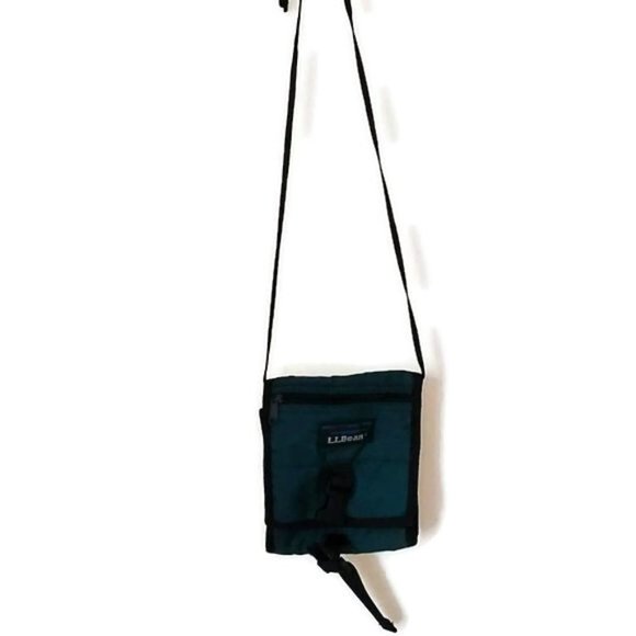 LLBean Vintage String Fold Out Document Wallet